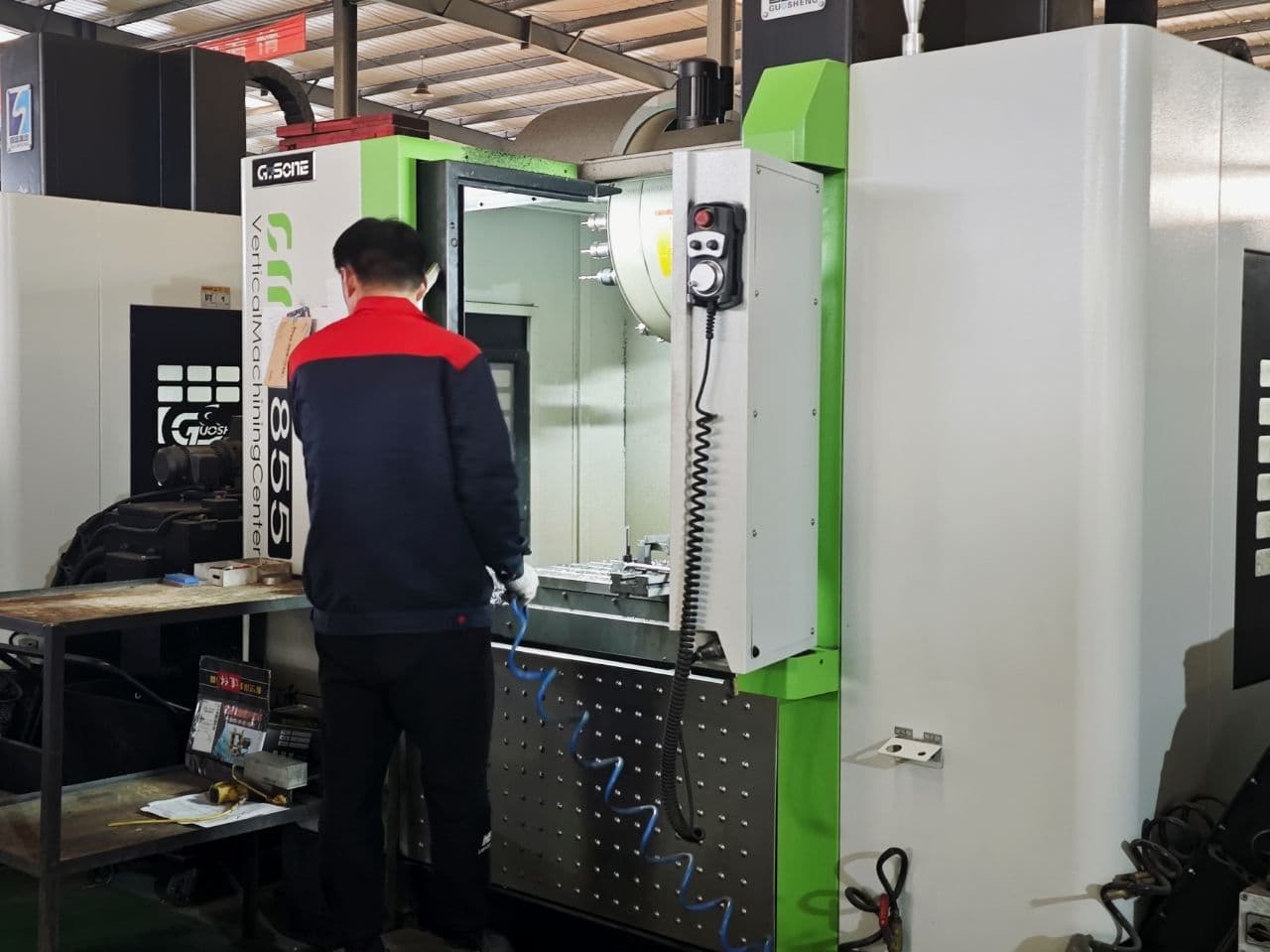 Three-axis CNC machining