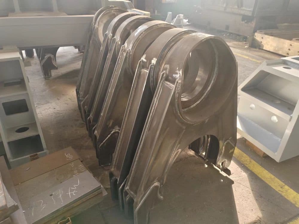 Structural parts of construction machinery
